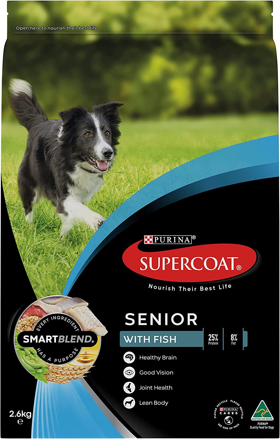 SMARTBLEND Senior Dry Dog Food Fish 2.6Kg
